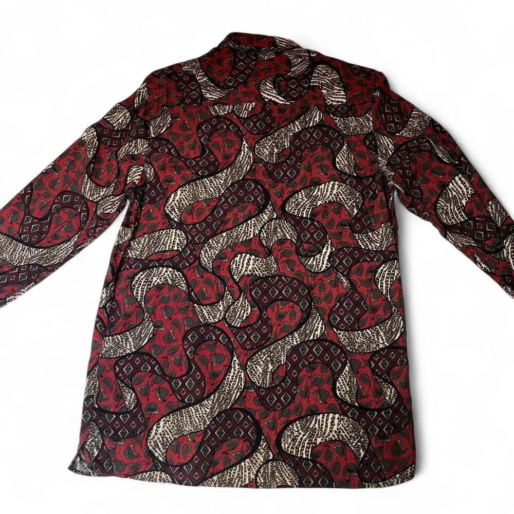 Zara Men's Abstract Button Up - Picture 2 of 4